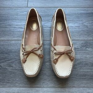 Clarks Artisan Dunbar Racing Metallic Gold Driving Loafers Boat Shoes